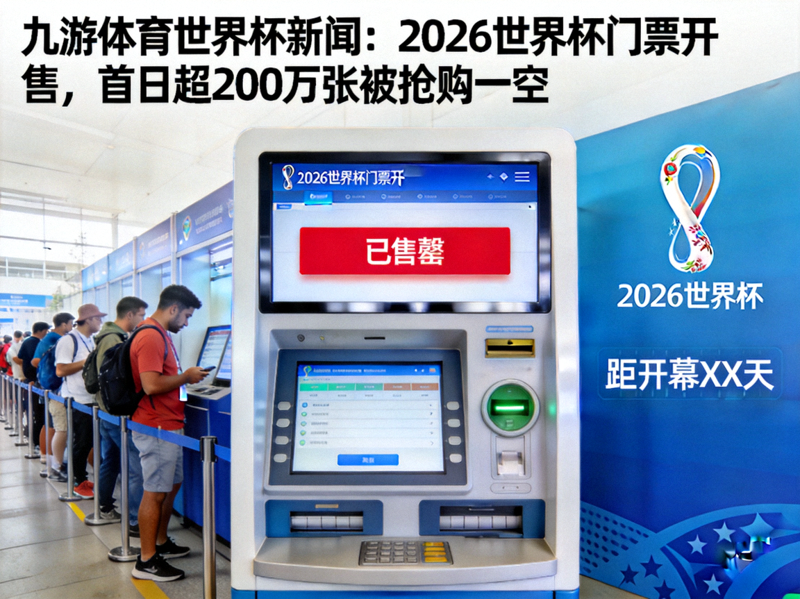 九游体育世界杯新闻：2026世界杯门票开售，首日超200万张被抢购一空